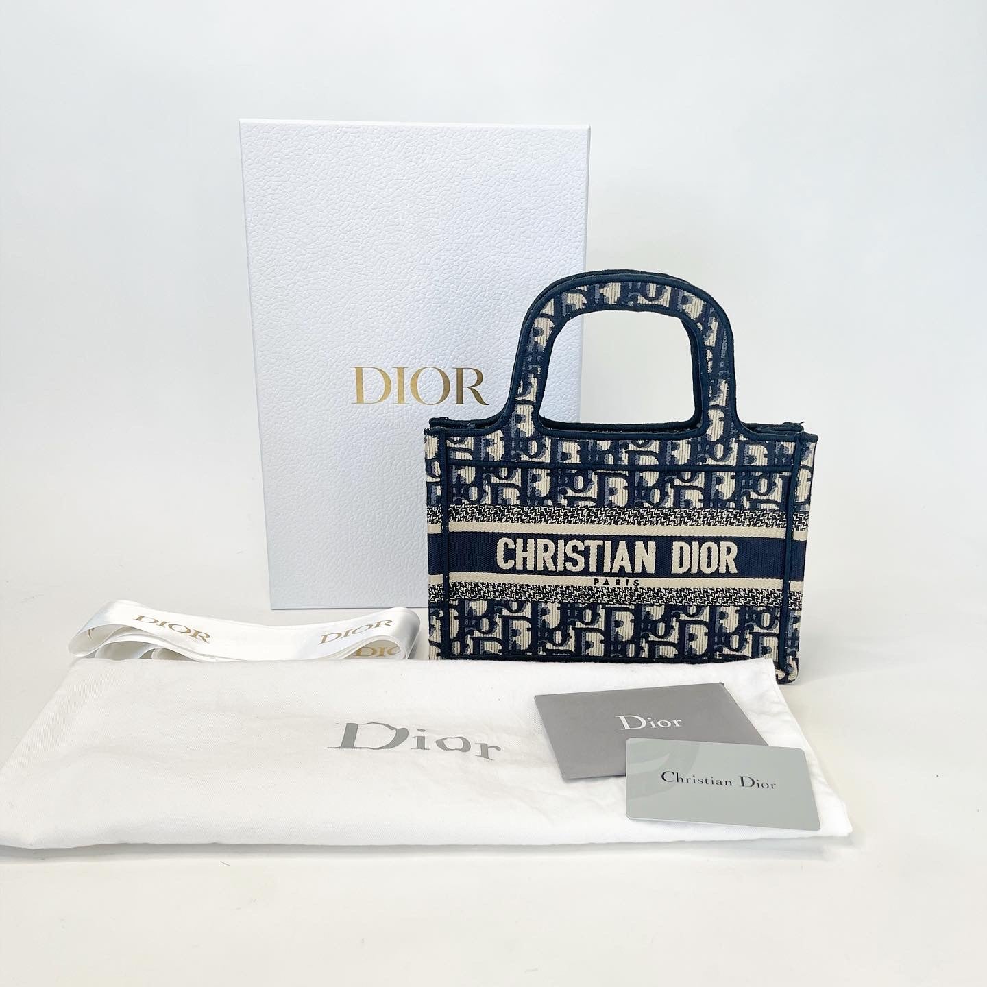 Dior Book Tote Bag - Blue