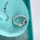 TIFFANY & CO X PALOMA PICASSO OPEN HEART STERLING SILVER RING