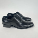 SAINT LAURENT BLK LEATHER ARMY DERBY SHOES