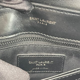 SAINT LAURENT TOY LOULOU IN BLK LEATHER WITH BLK HW BAG/CROSSBODY