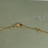 VAN CLEEF & ARPELS GOLD SWEET ALHAMBRA BUTTERFLY NECKLACE