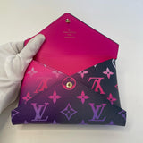 LOUIS VUITTON SPRING 2022 SPECIAL EDITION MIDNIGHT FUCHSIA KIRIGAMI POUCH ( MED )
