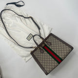 GUCCI OPHIDIA GG MEDIUM TWO WAY TOTE BAG