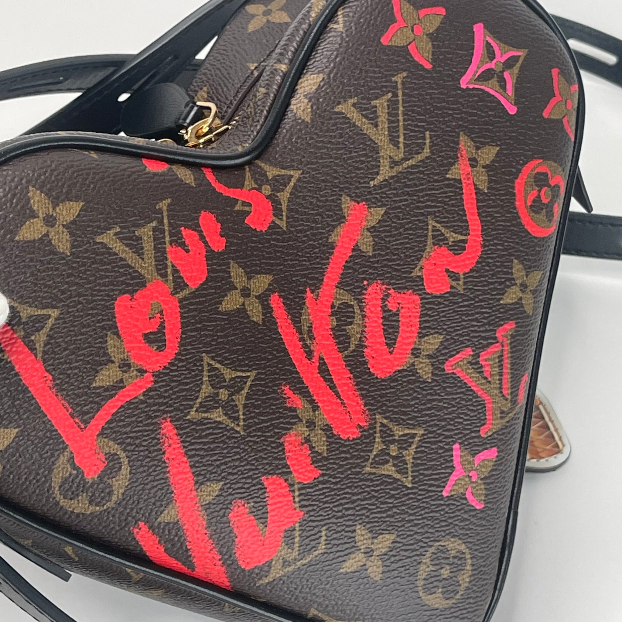 Louis Vuitton Heart Fall in Love Monogram Sac Coeur Limited Ed Crossbody  Bag New