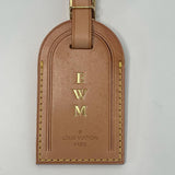 LOUIS VUITTON MONOGRAM EWM VACHETTA LEATHER LUGGAGE TAG