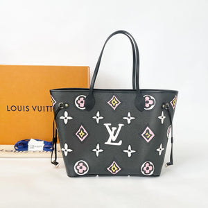 LOUIS VUITTON WILD AT HEART GIANT MONOGRAM NEVERFULL MM TOTE BAG